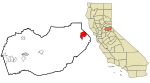 El Dorado County California Incorporated and Unincorporated areas South Lake Tahoe Highlighted